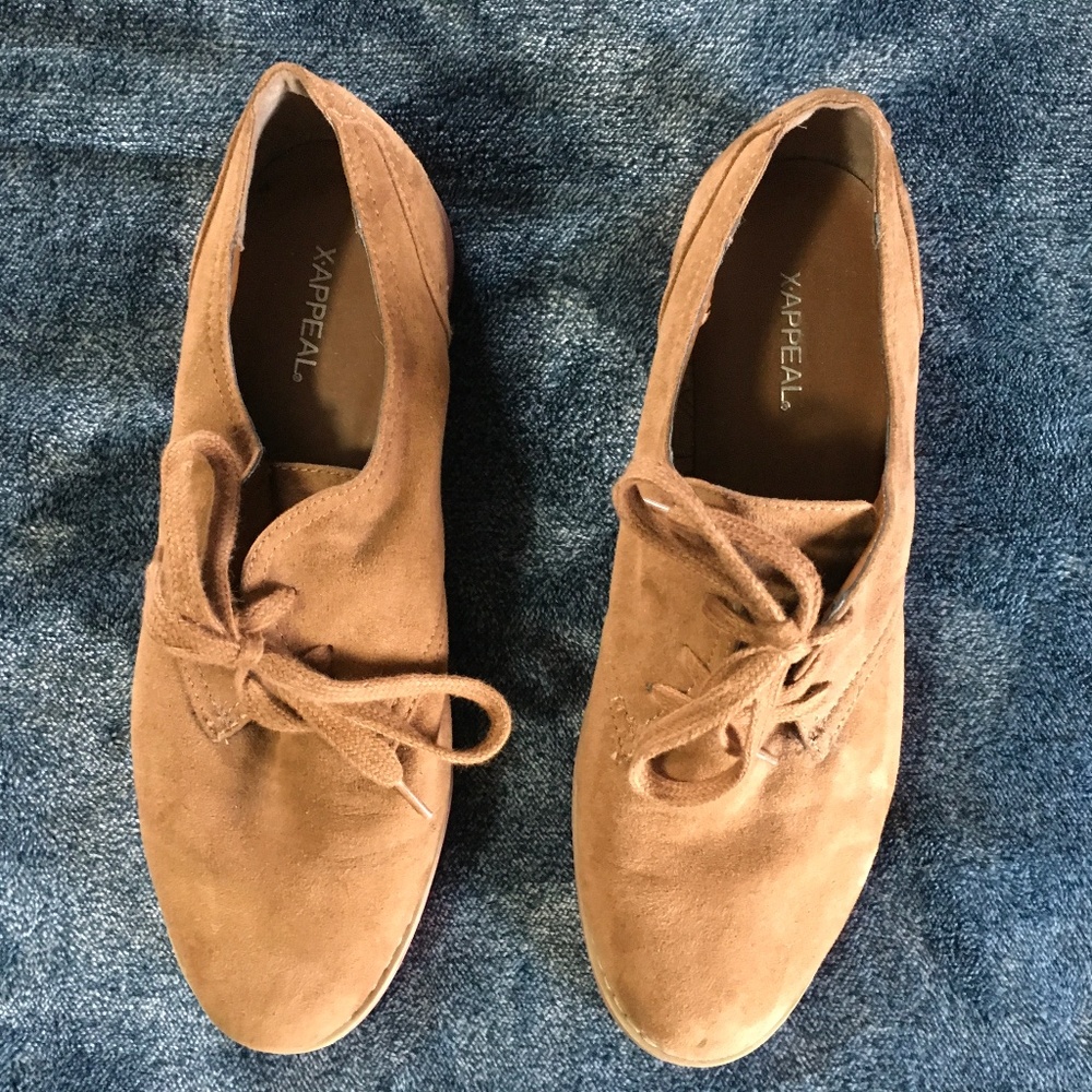 X appeal brown shoe size 9